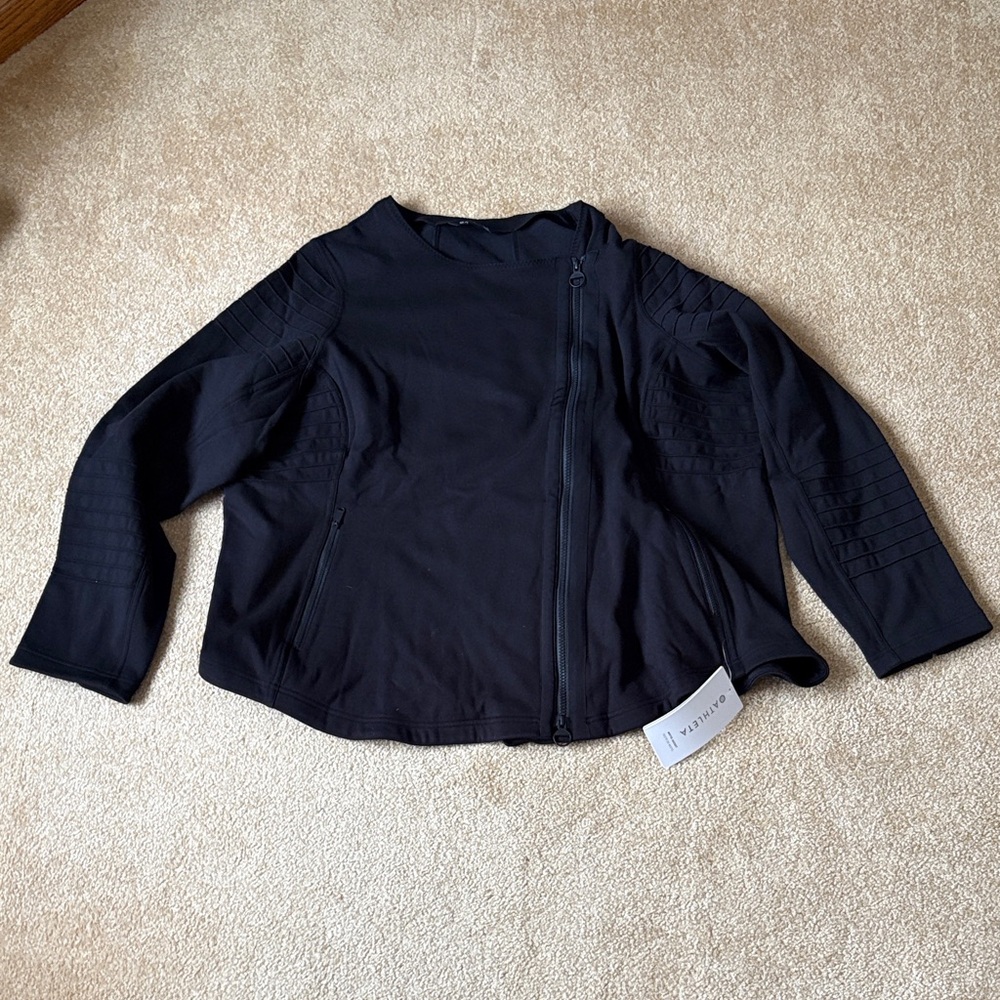 Athleta black Blazer moto jacket 3X NWT